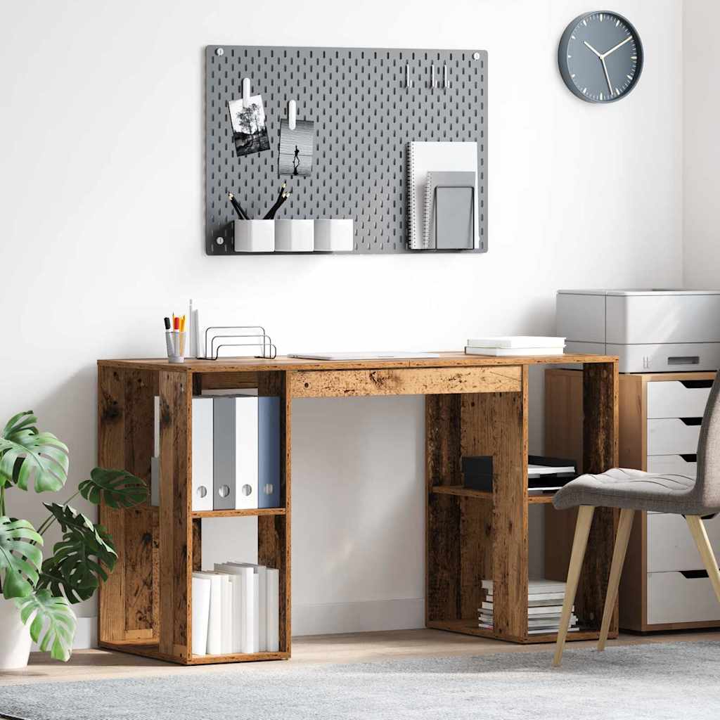 Schreibtisch Altholz Holzwerkstoff 130 x 50.5 x 75 cm