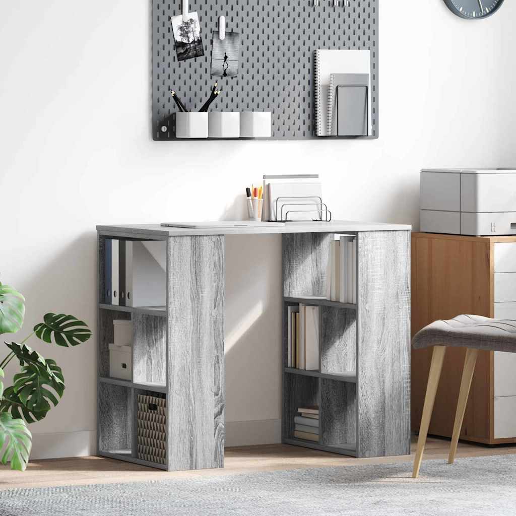 Schreibtisch Graues Sonoma Holzwerkstoff 90 x 50 x 75 cm