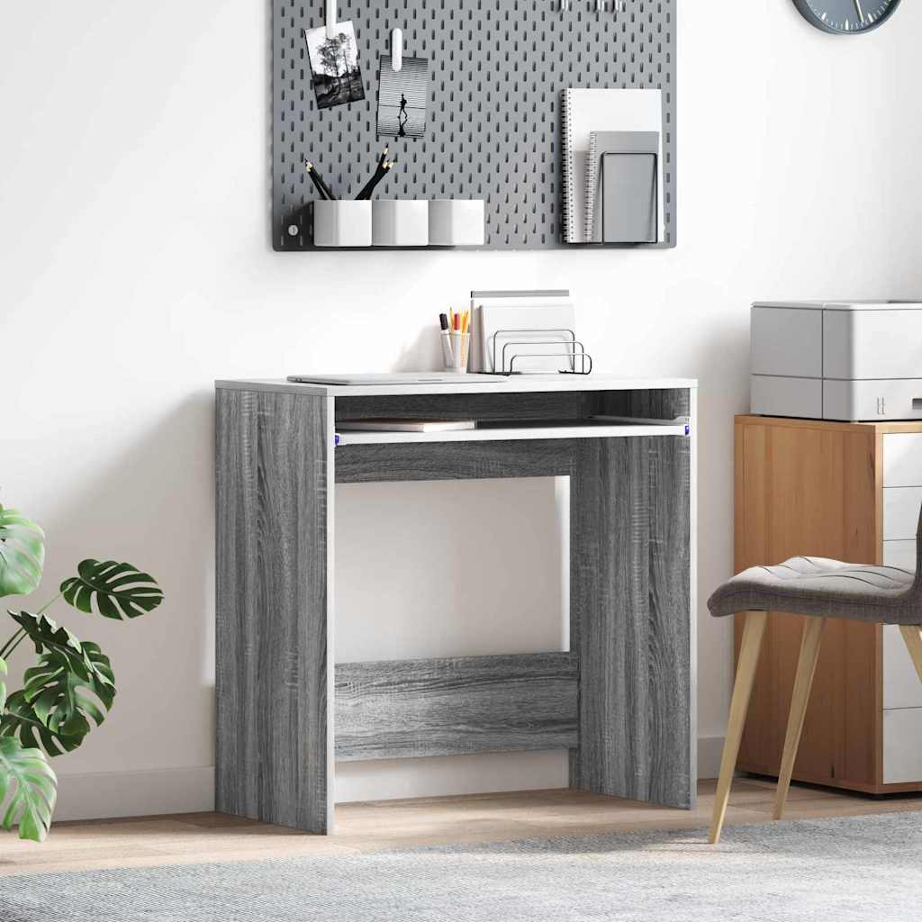 Schreibtisch Graues Sonoma Holzwerkstoff 77,5 x 43 x 79 cm
