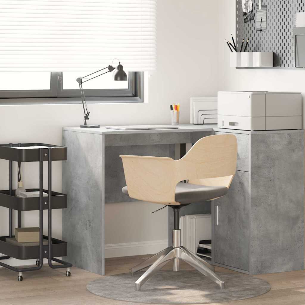 Schreibtisch Beton Grau Holzwerkstoff 102 x 50 x 75 cm