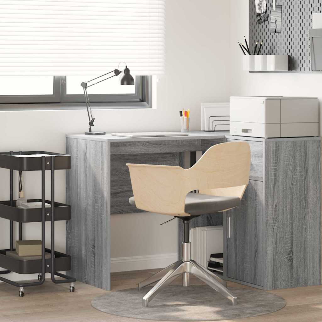 Schreibtisch Graues Sonoma Holzwerkstoff 102 x 50 x 75 cm