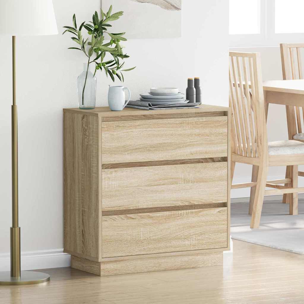 Nachttisch Sonoma-Eiche 71 x 34,5 x 75 cm Holzwerkstoff