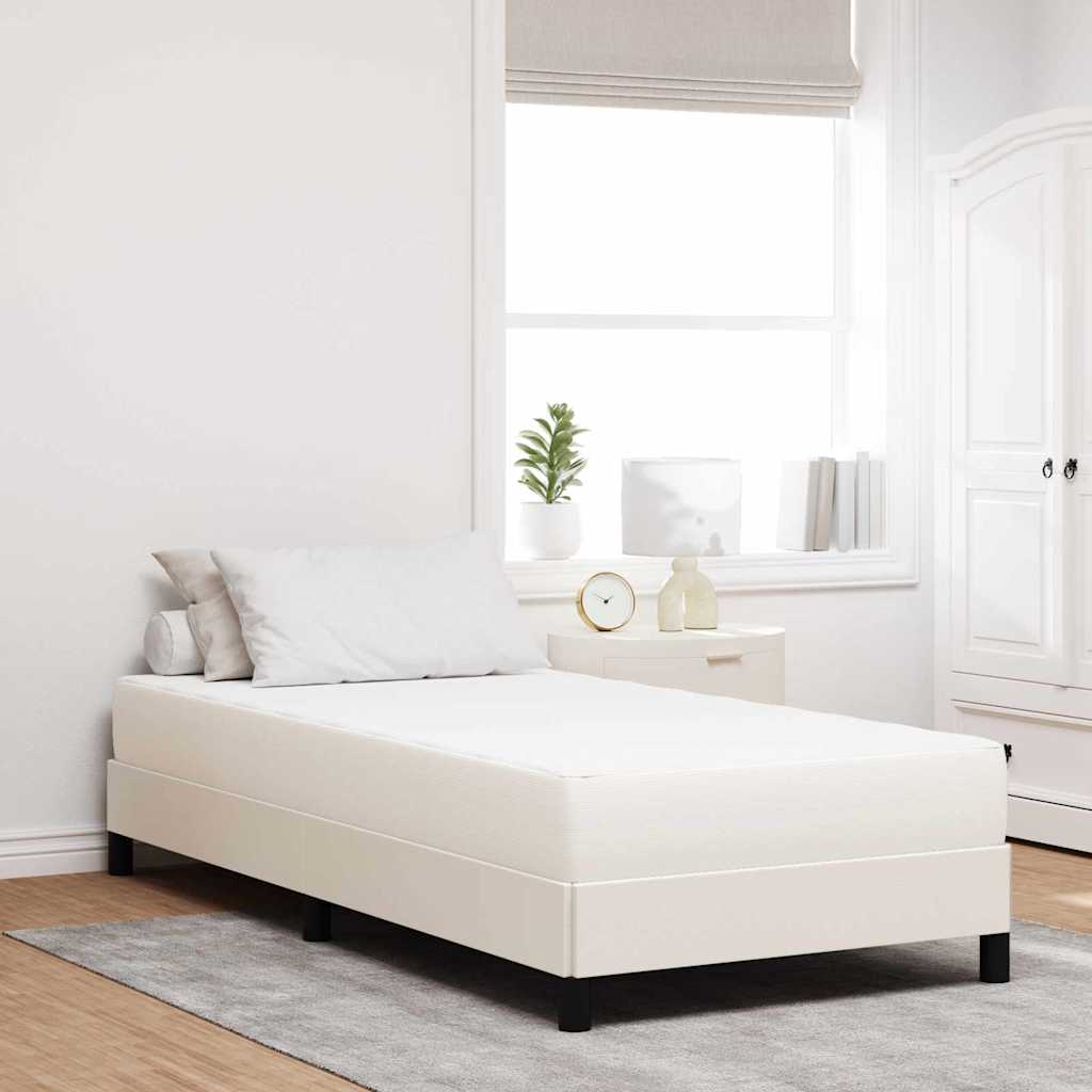 Bettmatratze mit Matratze Creme 80 x 200 cm Stoff