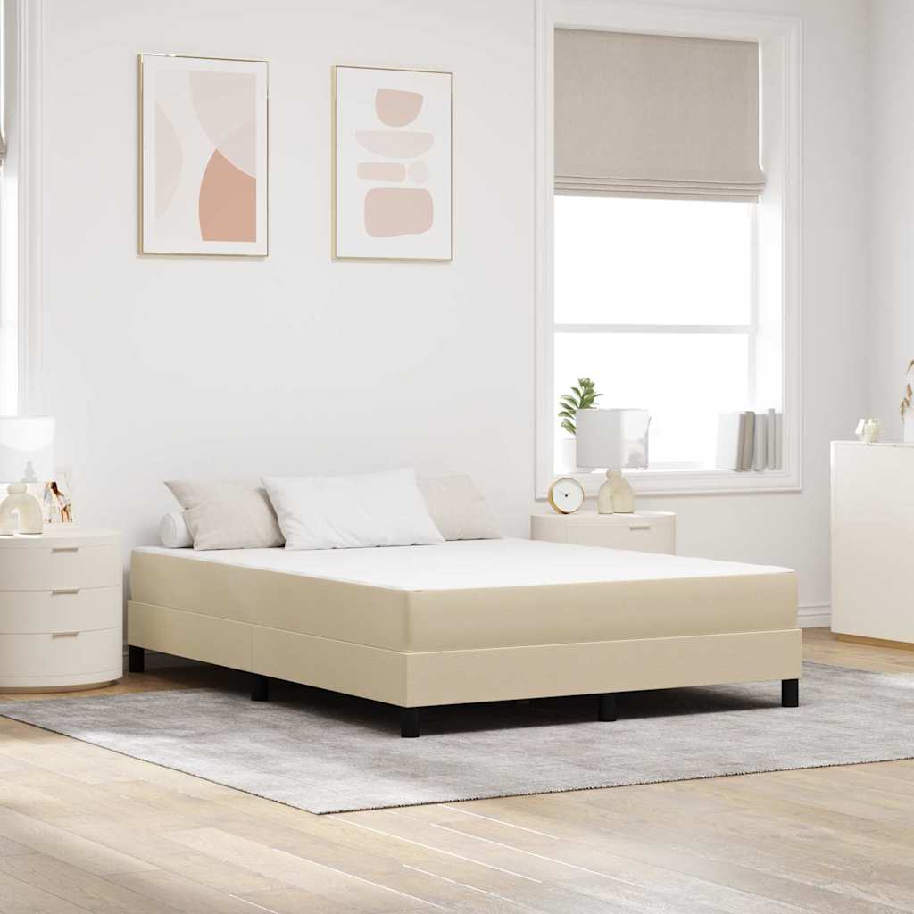 Bettmatratze mit Matratze Salbei 140 x 190 cm Stoff