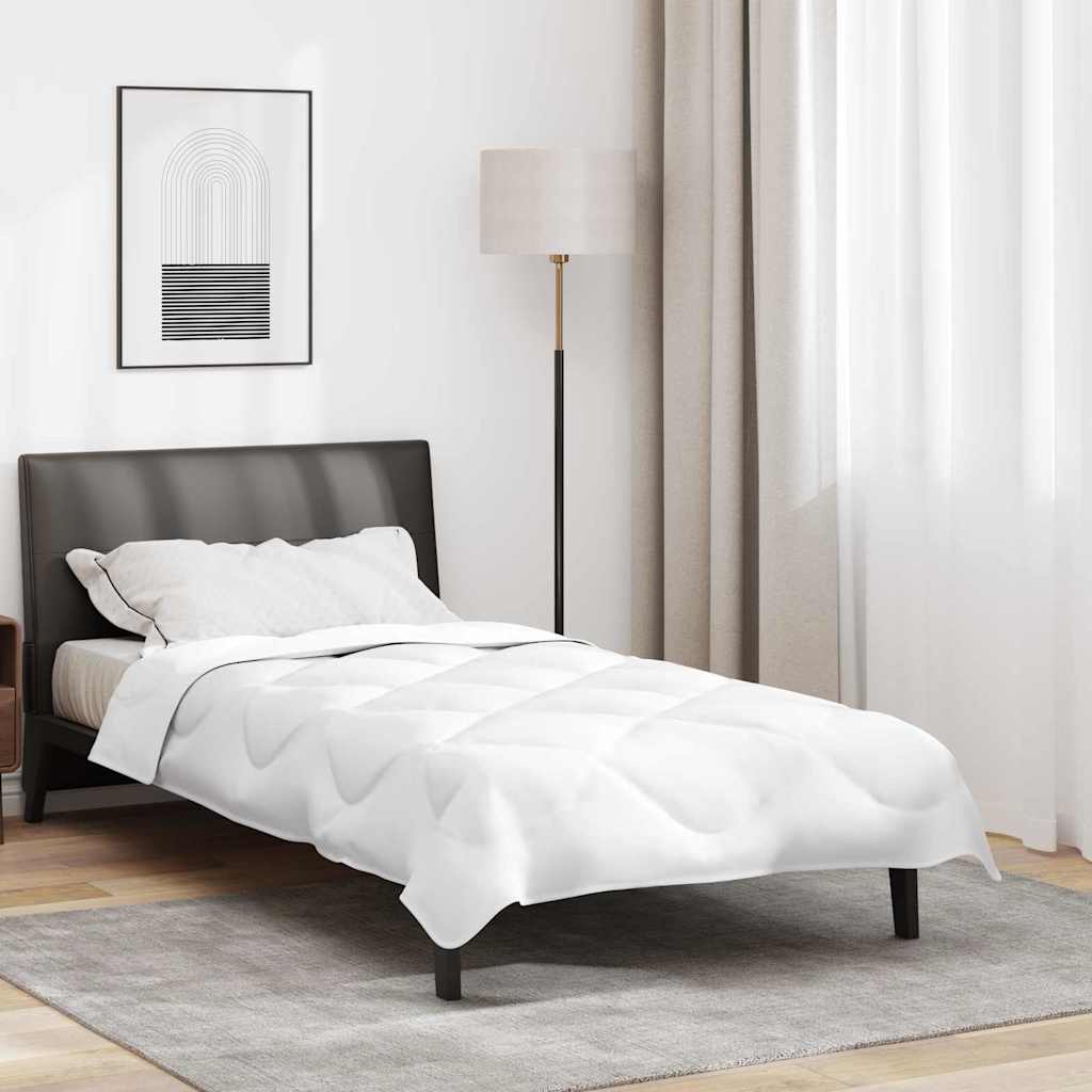 Bettdecke 200 x 155 x 4 cm Keine Polyester Weiß Atmungsaktiv