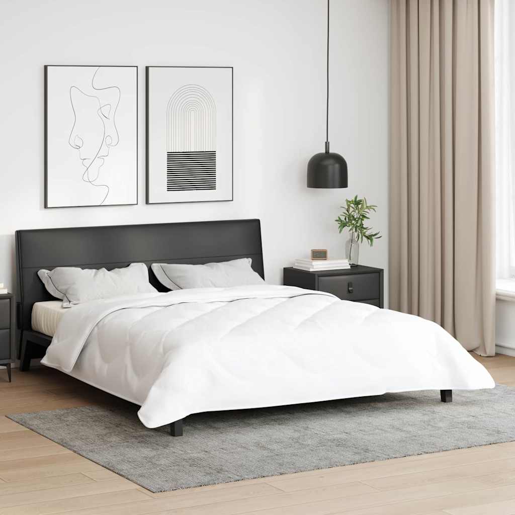 Bettdecke 240 x 200 x 5 cm Keine Polyester Weiß Atmungsaktiv