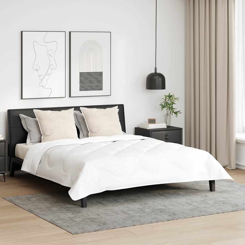 Kopfkissen 2 stk. 80 x 80 x 40 cm Polyester Weiß