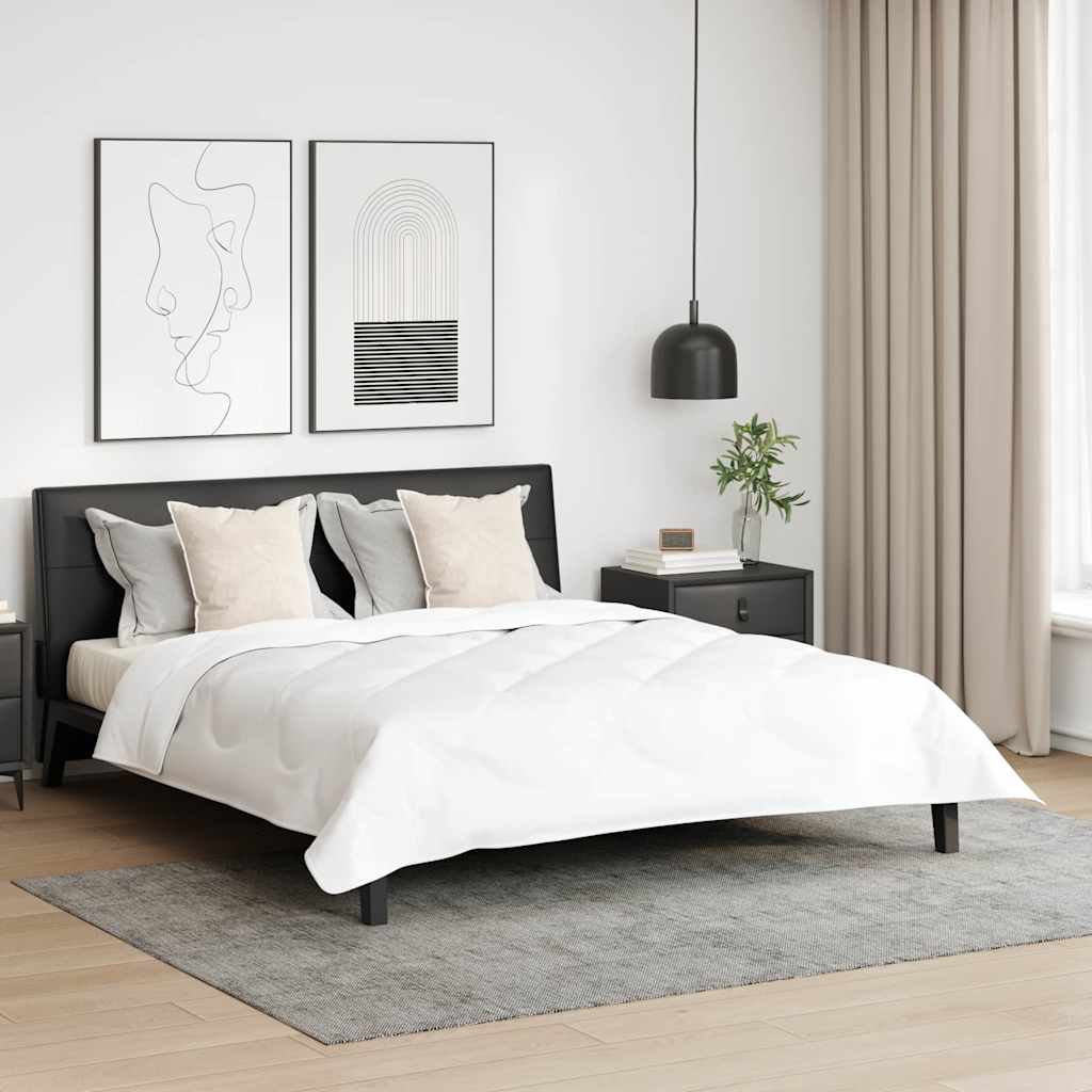Kopfkissen 2 stk. 51 x 50 x 20 cm Polyester Weiß