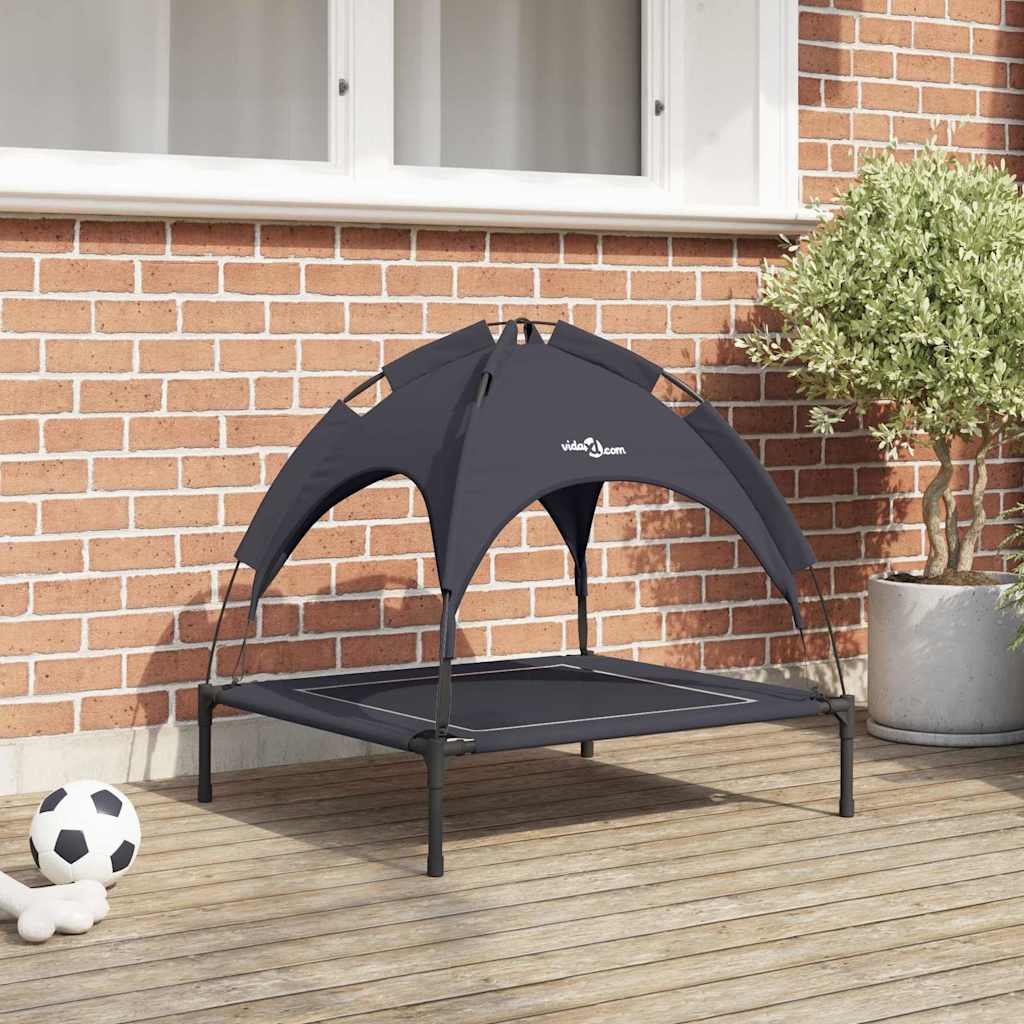Hundebett 71 x 64 x 71 cm Stahl Schwarz