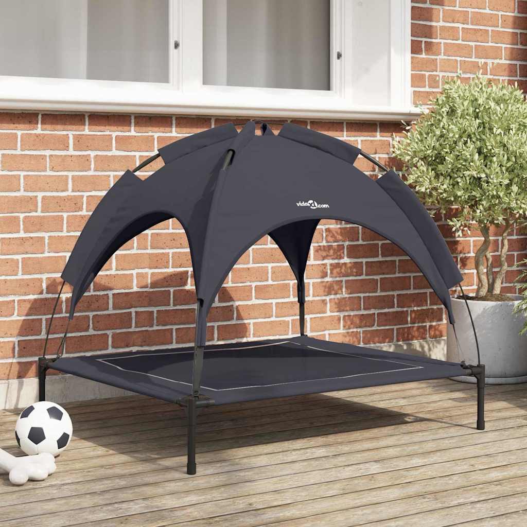 Hundebett 90 x 81 x 80,5 cm Stahl Schwarz