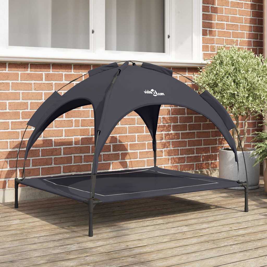 Hundebett 104 x 86 x 84,5 cm Stahl Schwarz