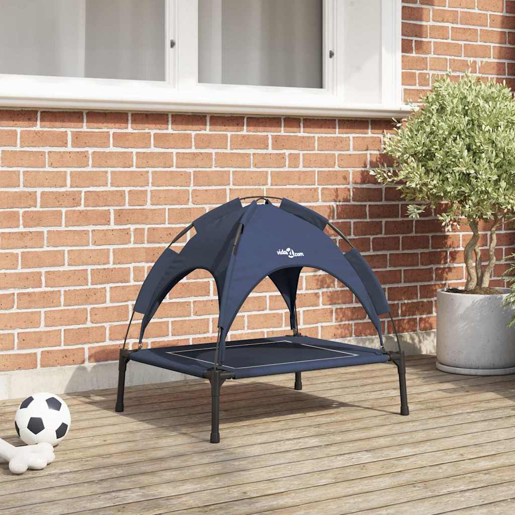 Hundebett 63 x 49,5 x 60 cm Stahl Marineblau