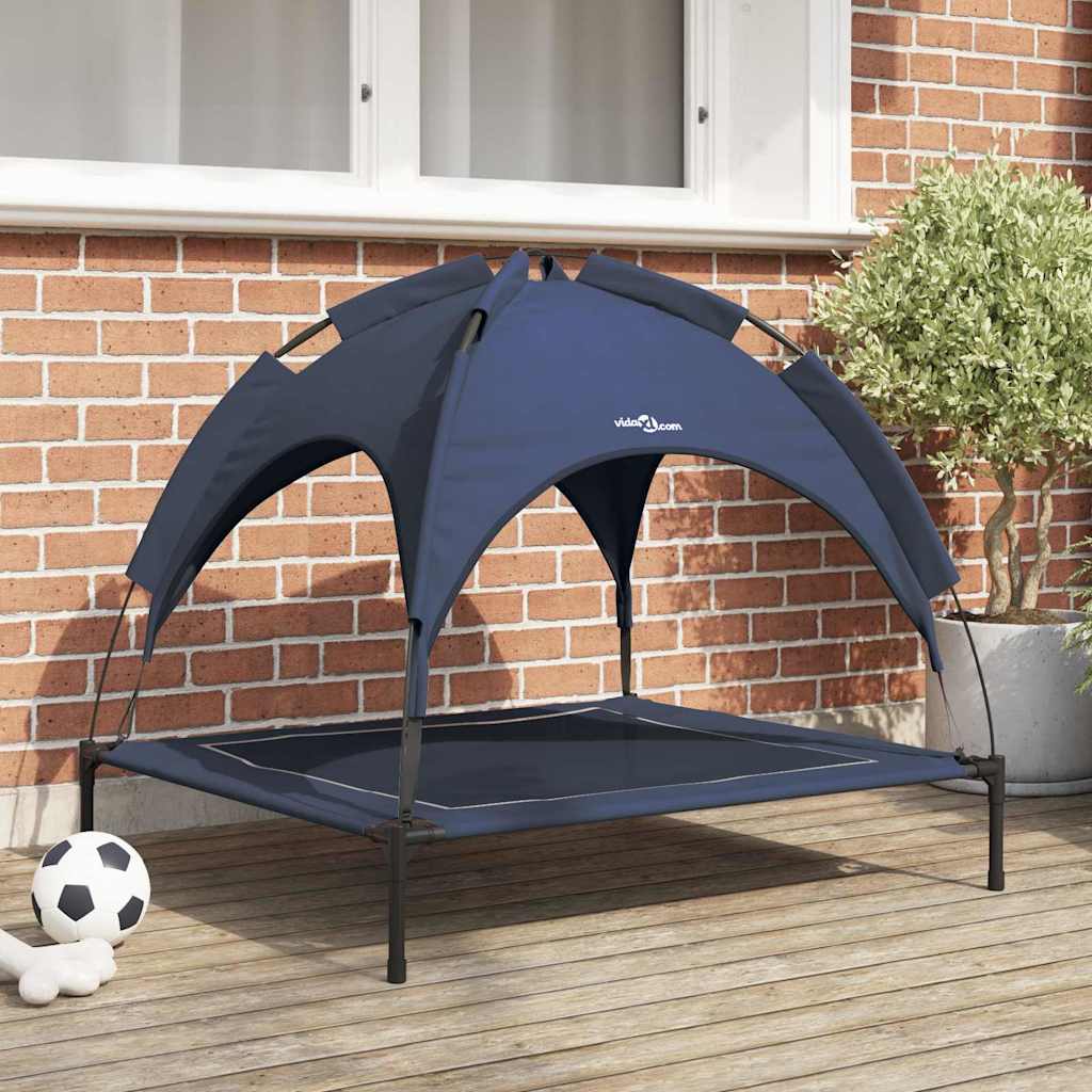 Hundebett 90 x 81 x 80,5 cm Stahl Marineblau