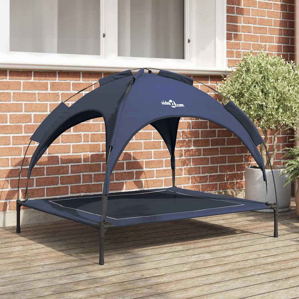 Hundebett 104 x 86 x 84,5 cm Stahl Marineblau