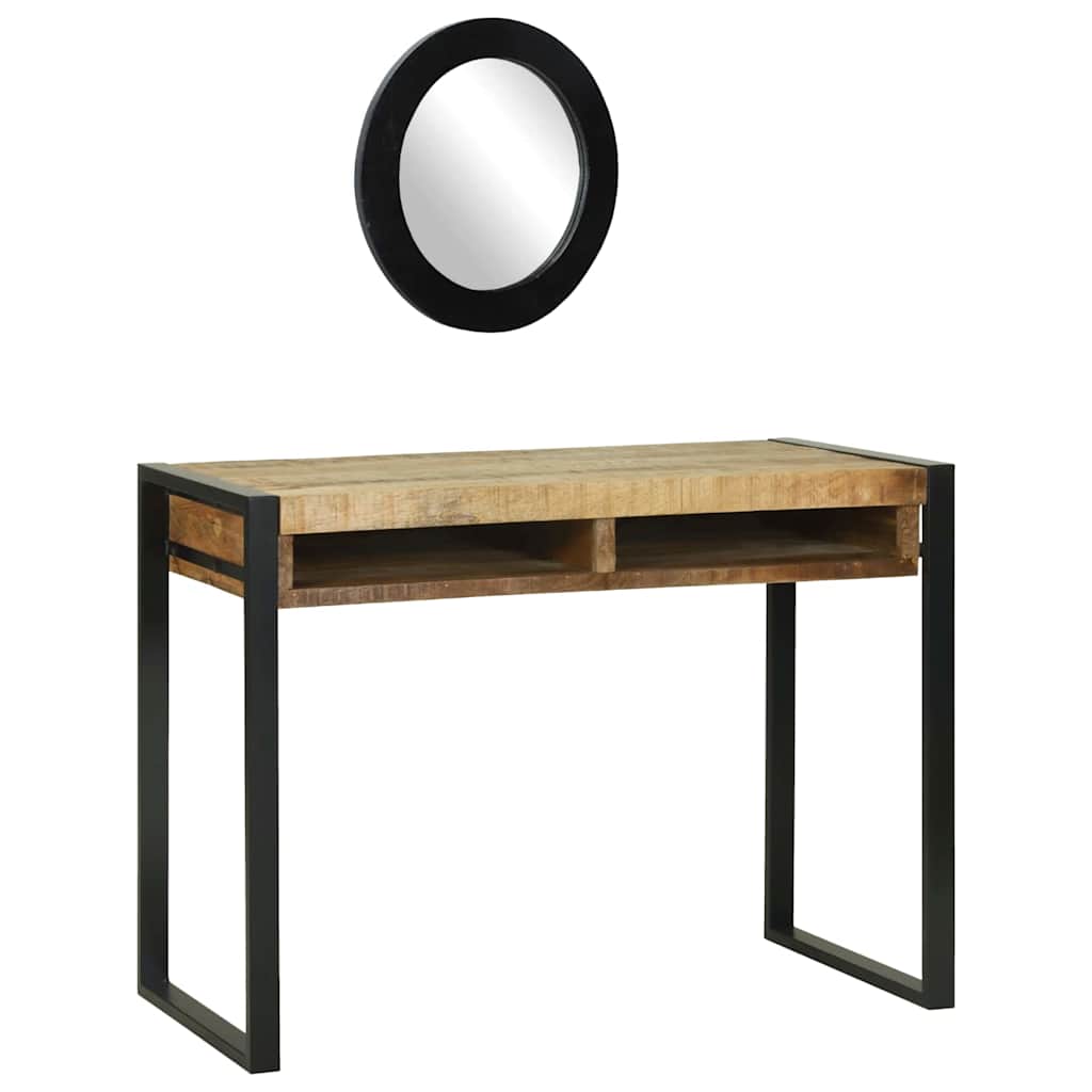 Schminktisch Braun 100 x 50 x 75 cm Massivholz Mango