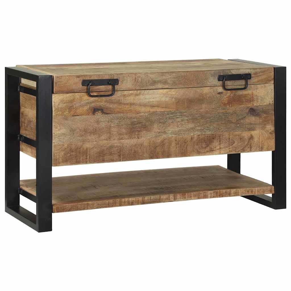 Aufbewahrungsbox Braun 80 x 35 x 45 cm Massivholz Mango
