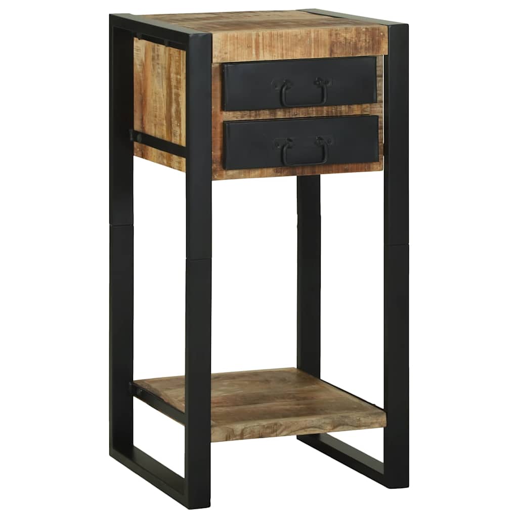 Beistelltisch Braun 40 x 40 x 80 cm Massivholz Mango