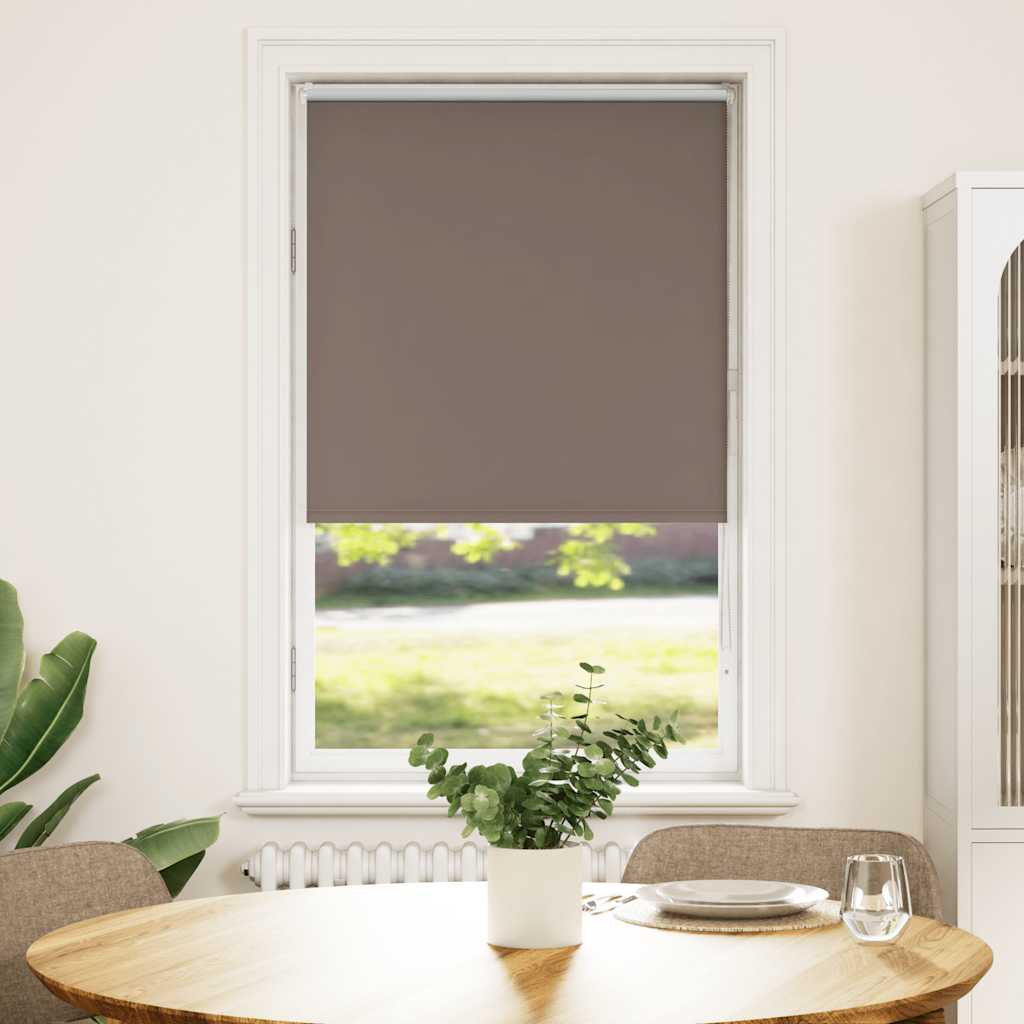 Verdunkelungsrollo Kaffeebraun 80x130cm Stoffbreite 75,7 cm