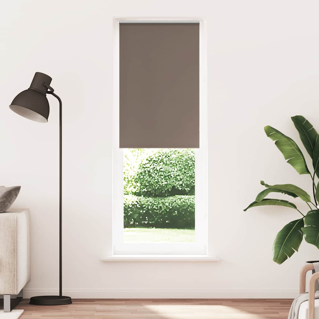 Verdunkelungsrollo Kaffeebraun 80x210cm Stoffbreite 75,7 cm