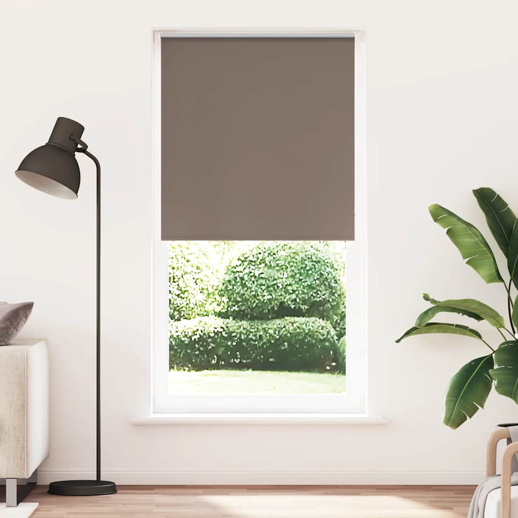 Verdunkelungsrollo Kaffeebraun 105x210 cm Stoffbreite 100,7 cm