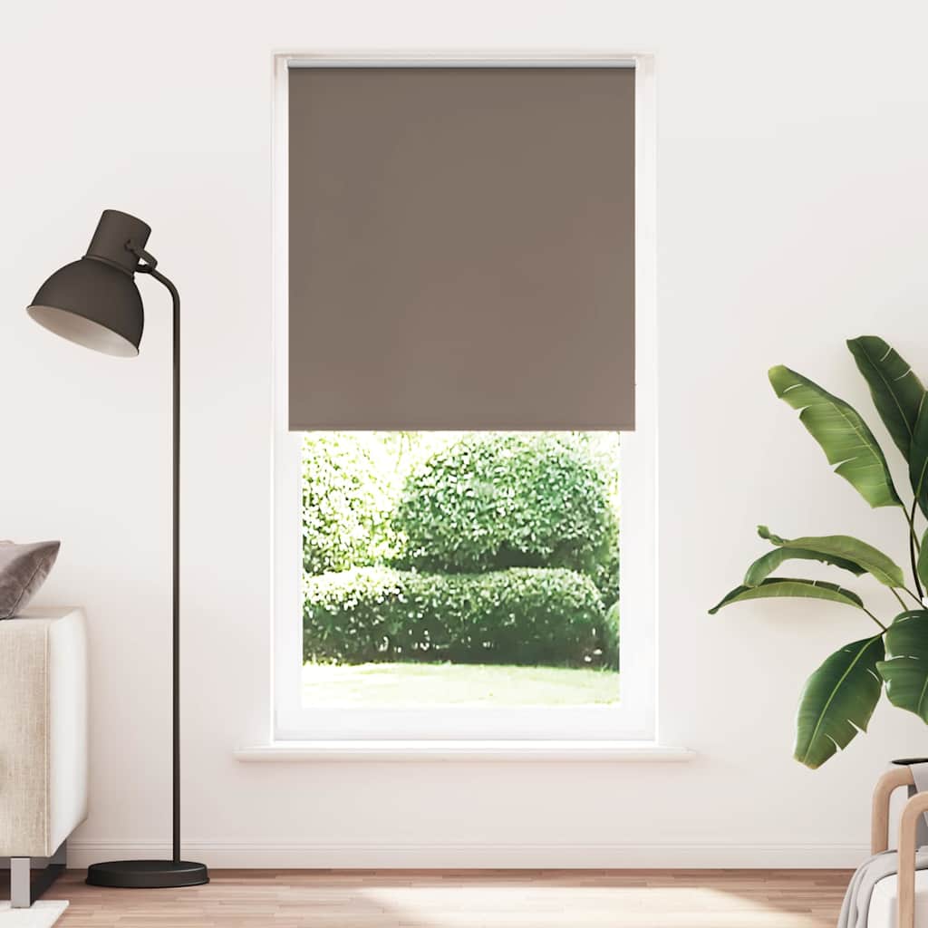 Verdunkelungsrollo Kaffeebraun 110x210 cm Stoffbreite 105,7 cm