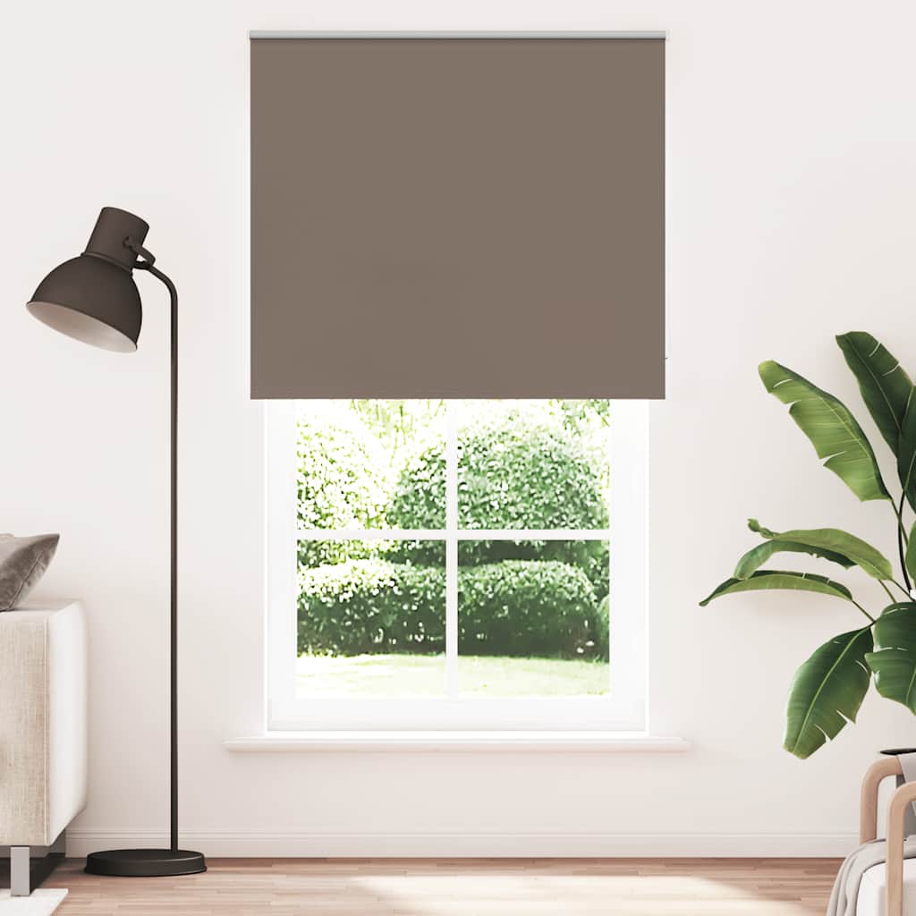 Verdunkelungsrollo Kaffeebraun 140x230 cm Stoffbreite 136,6 cm