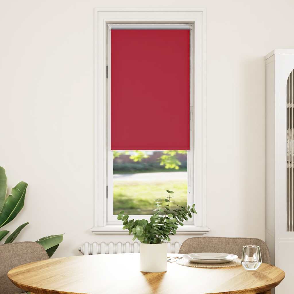 Verdunkelungsrollo Rot 50x175 cm Stoffbreite 45,7 cm Polyester
