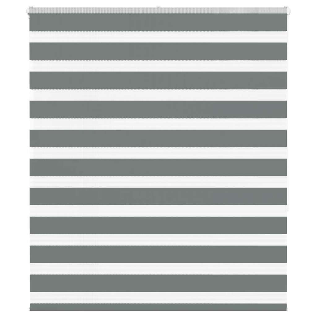 Doppelrollo Dunkelgrau 135x150 cm Stoffbreite 130,9 cm Polyester