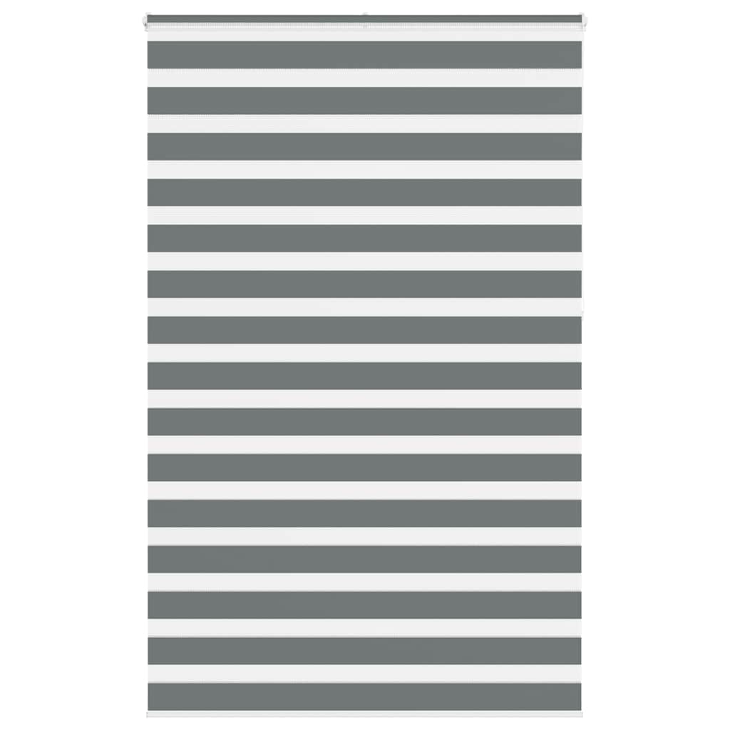 Doppelrollo Dunkelgrau 140x230 cm Stoffbreite 135,9 cm Polyester