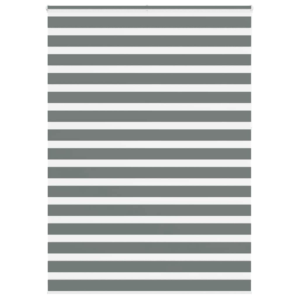Doppelrollo Dunkelgrau 165x230 cm Stoffbreite 160,9 cm Polyester