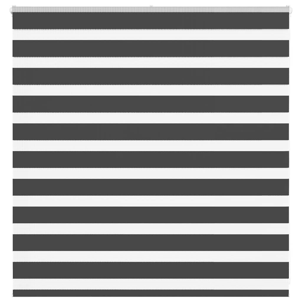 Doppelrollo Schwarz 145x100 cm Stoffbreite 140,9 cm Polyester