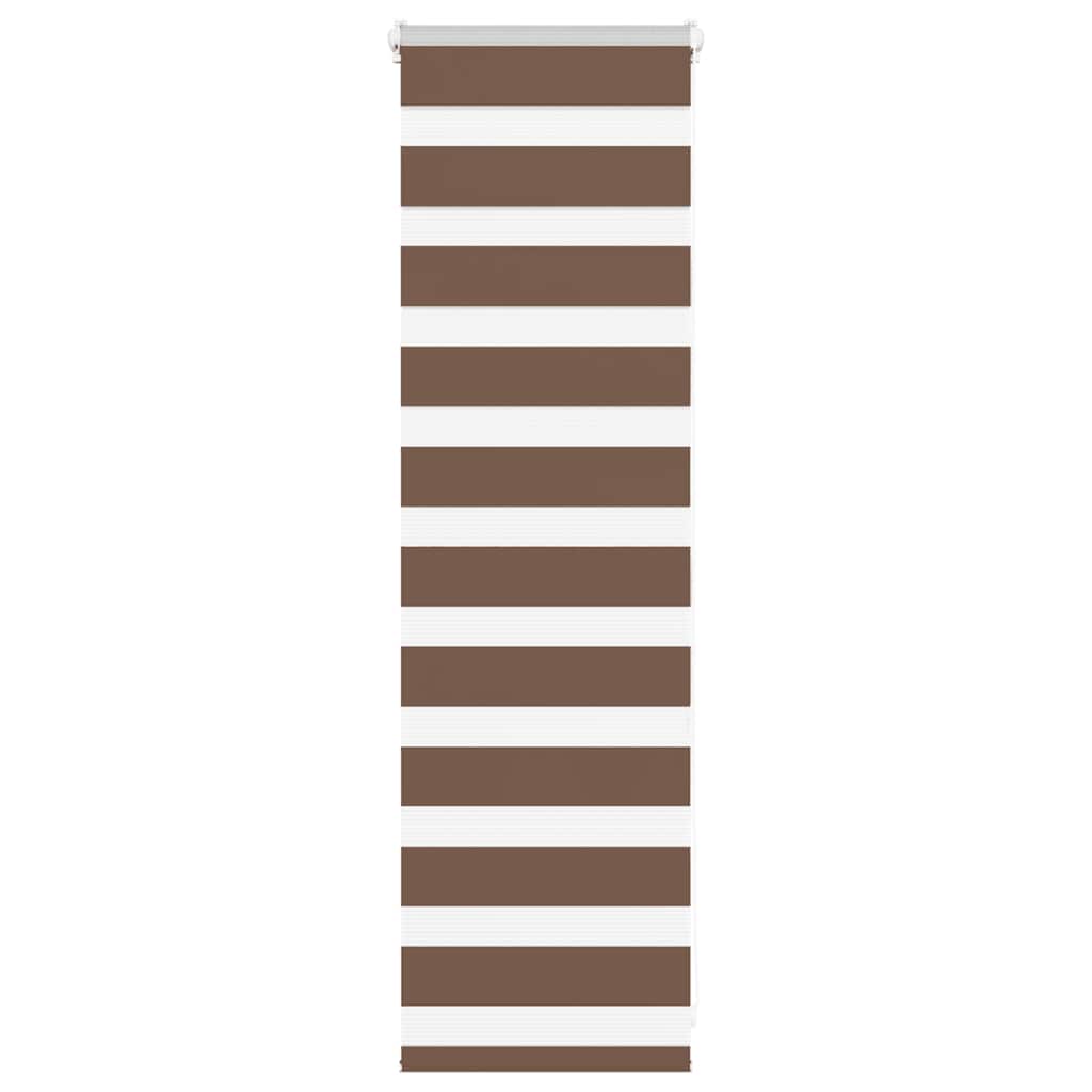 Doppelrollo Braun 50x100 cm Stoffbreite 45,9 cm Polyester