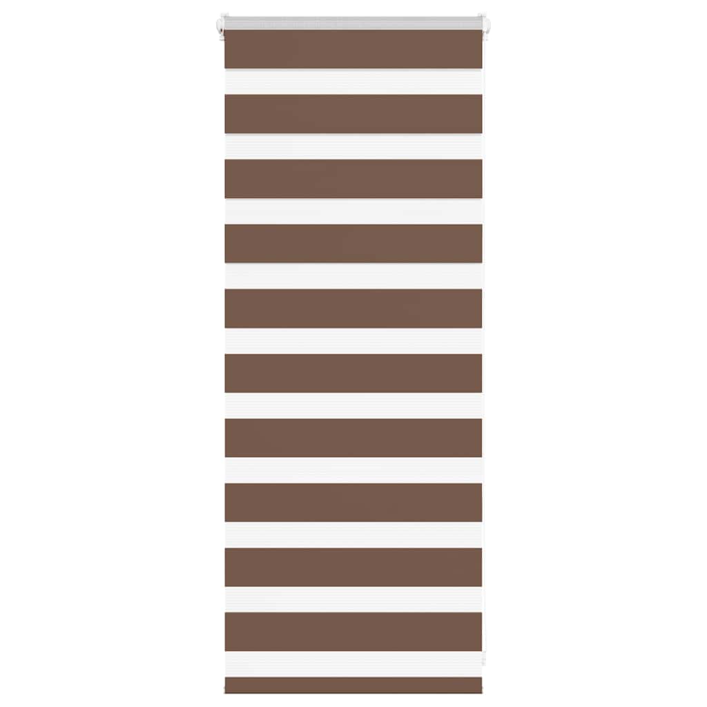 Doppelrollo Braun 65x100 cm Stoffbreite 60,9 cm Polyester