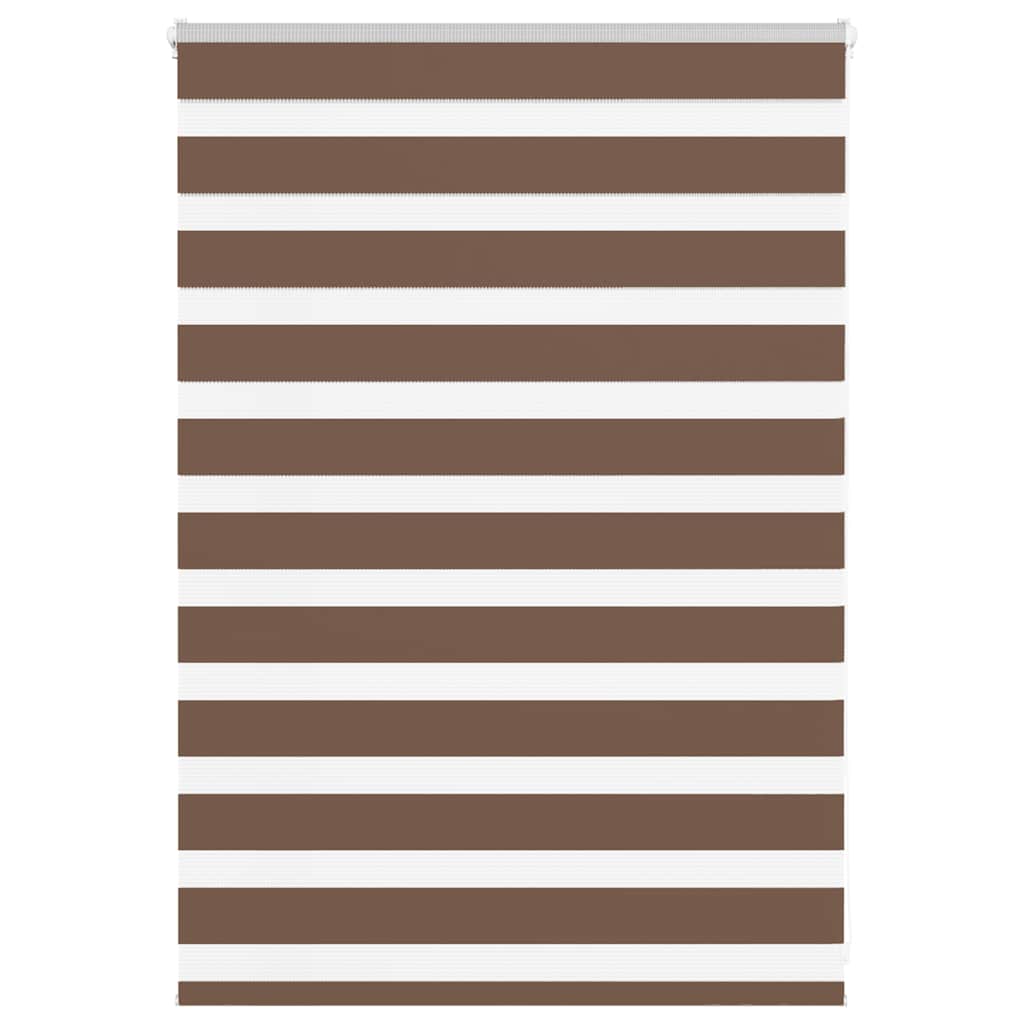 Doppelrollo Braun 95x100 cm Stoffbreite 90,9 cm Polyester
