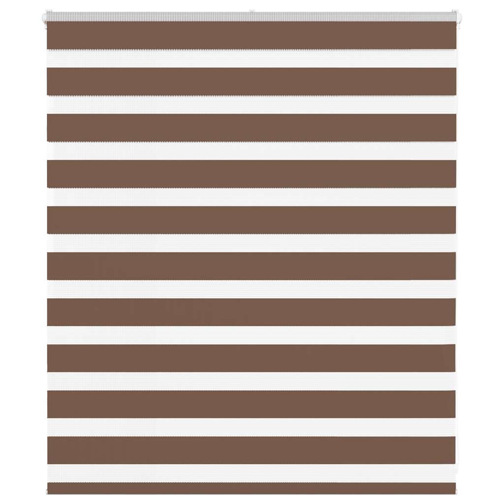 Doppelrollo Braun 120x100 cm Stoffbreite 115,9 cm Polyester