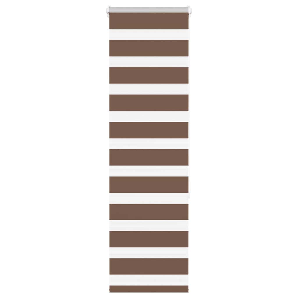 Doppelrollo Braun 40x150 cm Stoffbreite 35,9 cm Polyester