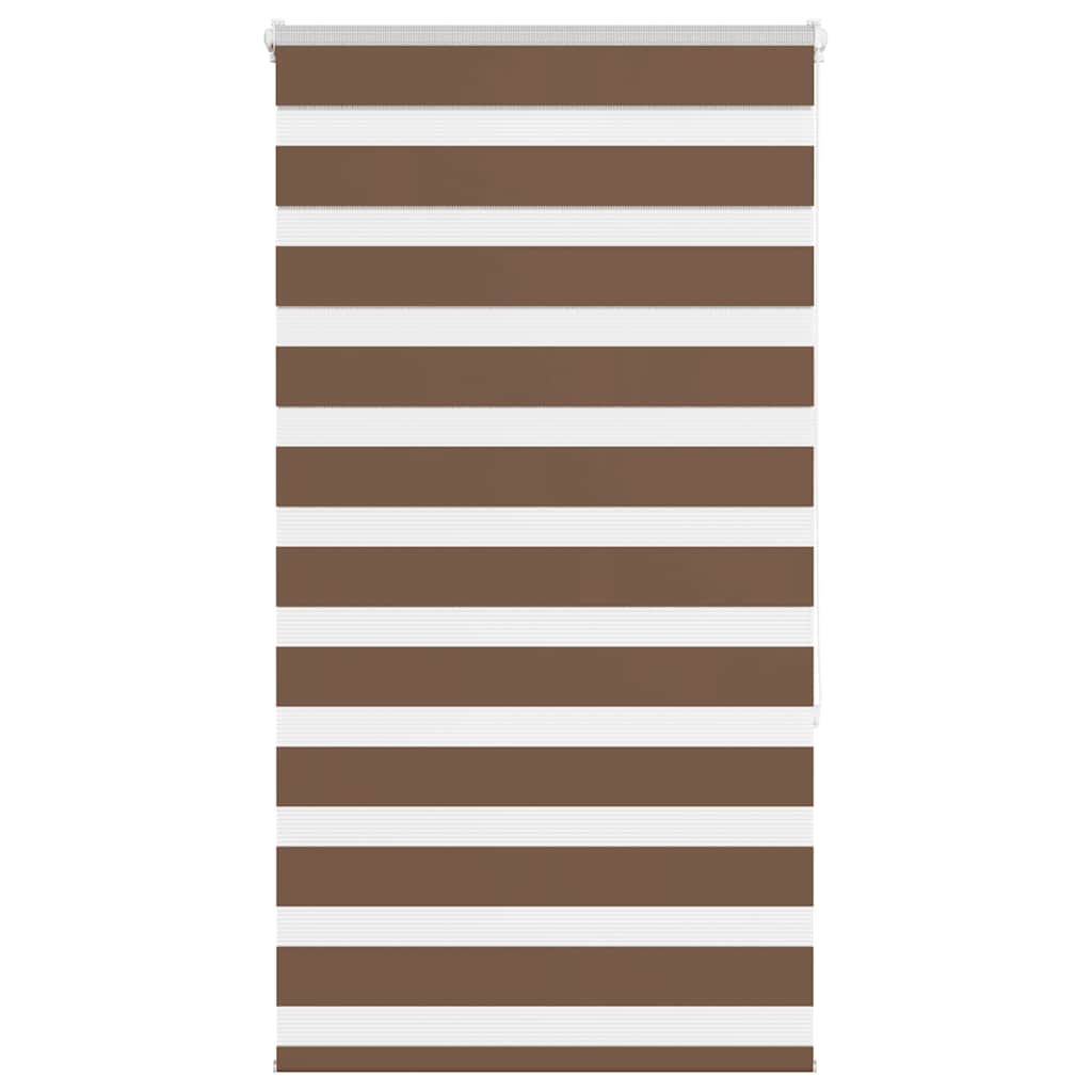 Doppelrollo Braun 85x150 cm Stoffbreite 80,9 cm Polyester