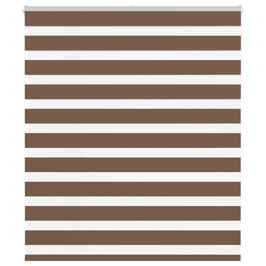 Doppelrollo Braun 135x150 cm Stoffbreite 130,9 cm Polyester