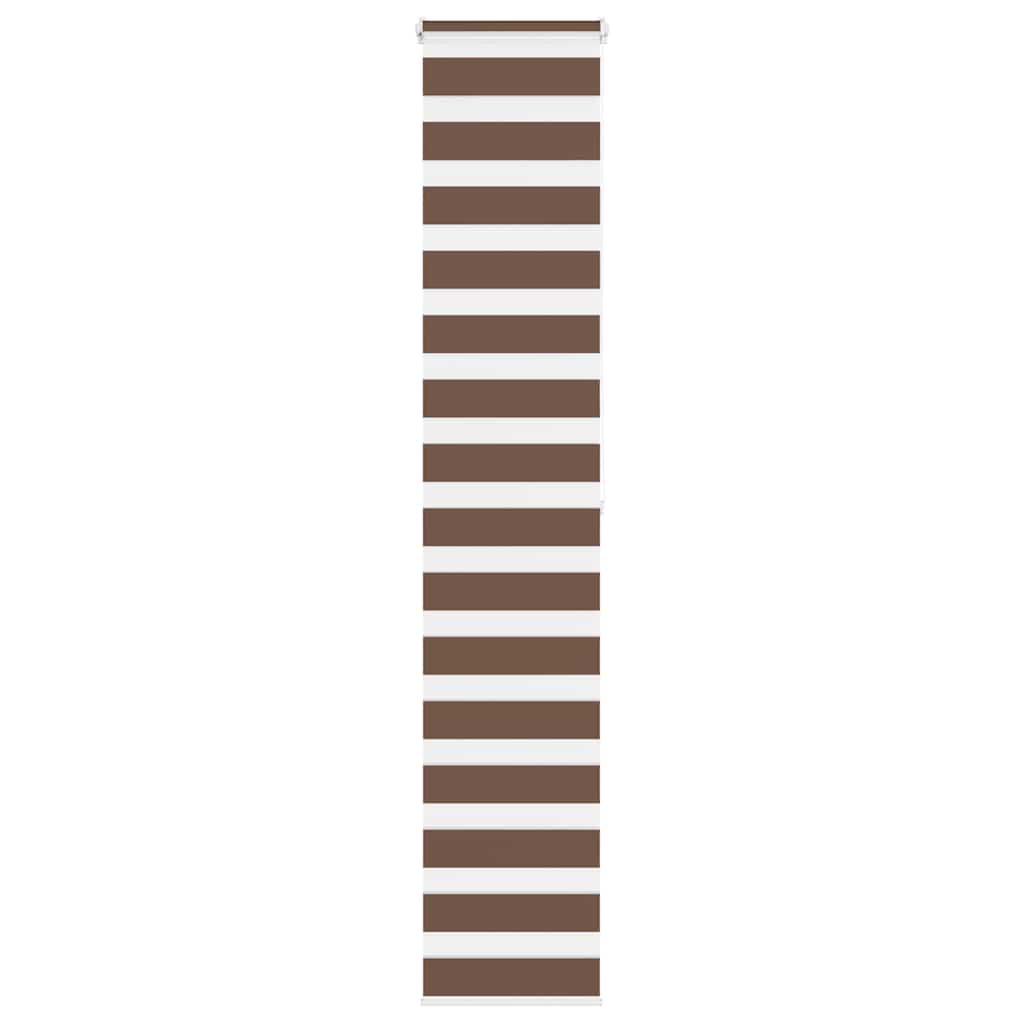 Doppelrollo Braun 45x200 cm Stoffbreite 40,9 cm Polyester