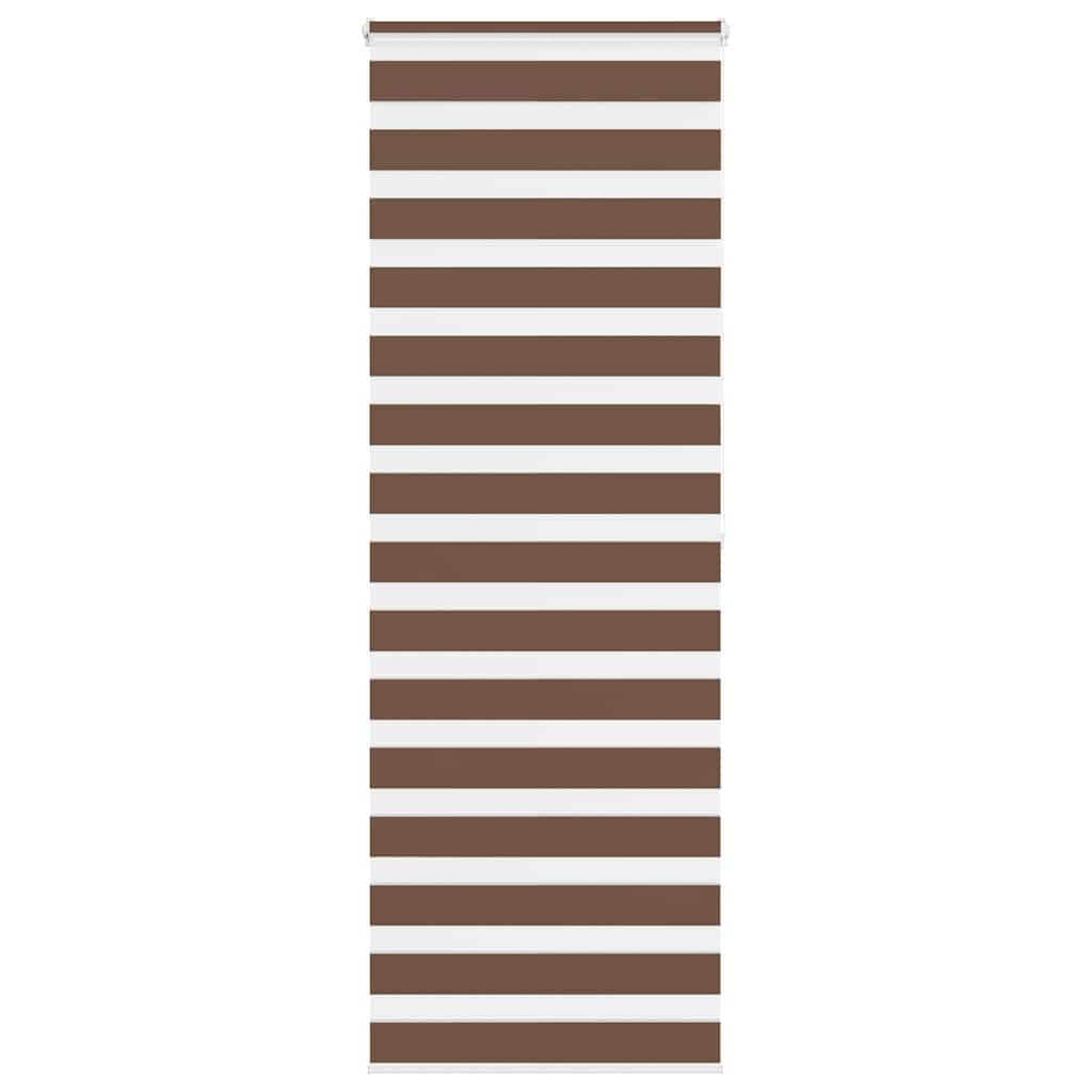 Doppelrollo Braun 85x200 cm Stoffbreite 80,9 cm Polyester