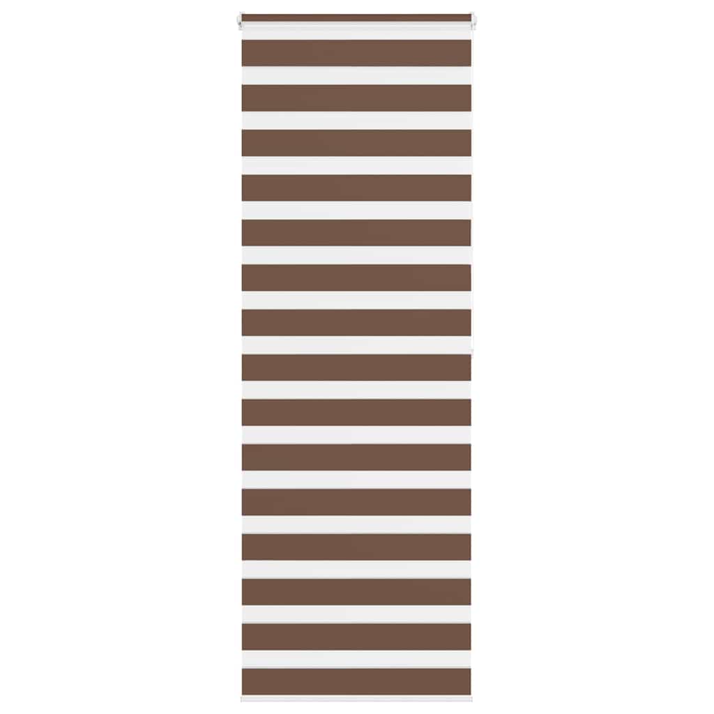 Doppelrollo Braun 90x200 cm Stoffbreite 85,9 cm Polyester