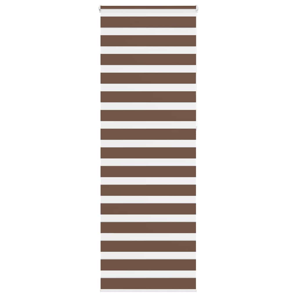 Doppelrollo Braun 85x230 cm Stoffbreite 80,9 cm Polyester