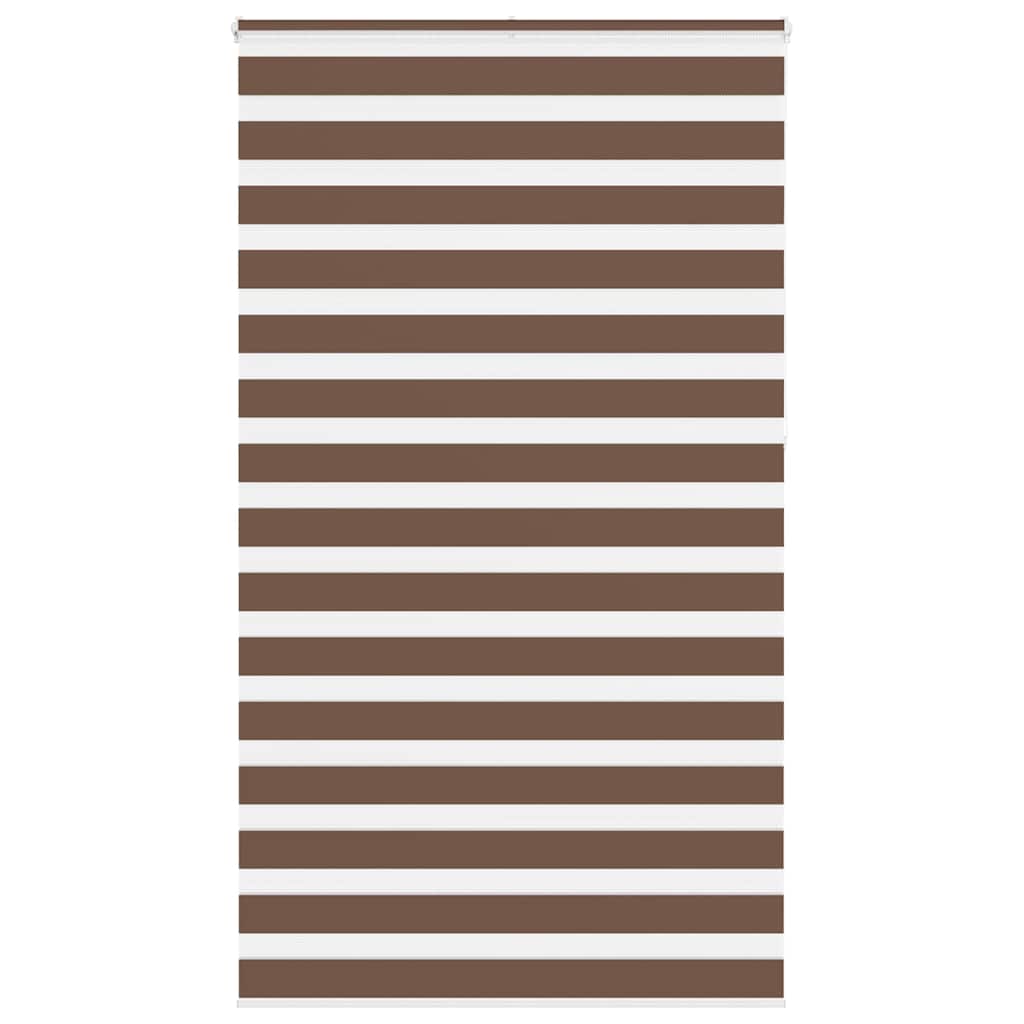 Doppelrollo Braun 120x230 cm Stoffbreite 115,9 cm Polyester
