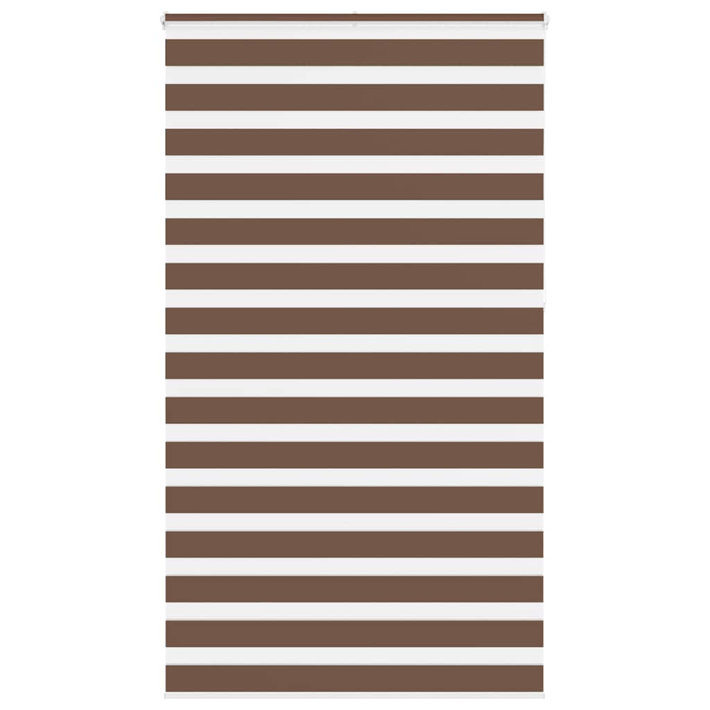 Doppelrollo Braun 130x230 cm Stoffbreite 125,9 cm Polyester