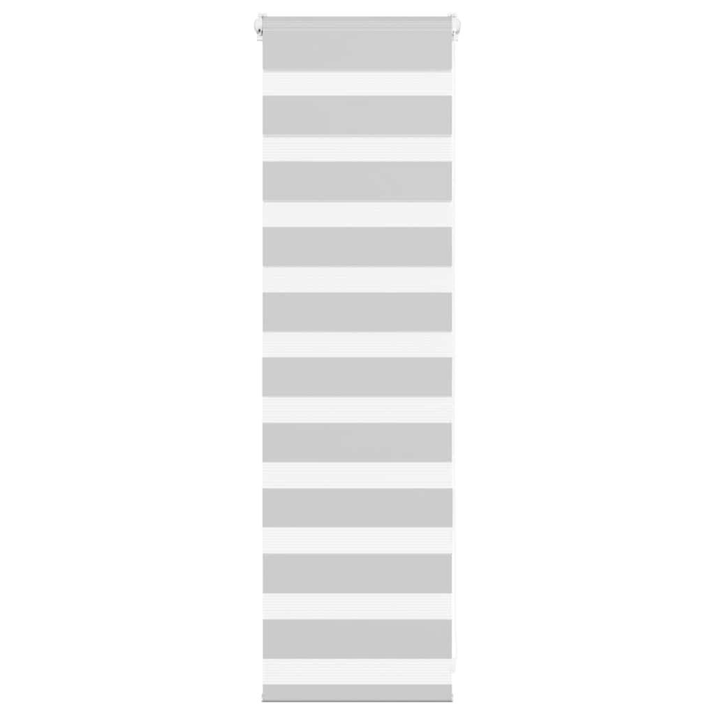 Doppelrollo Hellgrau 50x100 cm Stoffbreite 45,9 cm Polyester