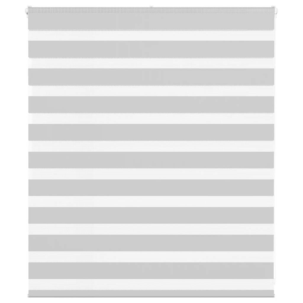 Doppelrollo Hellgrau 125x100 cm Stoffbreite 120,9 cm Polyester