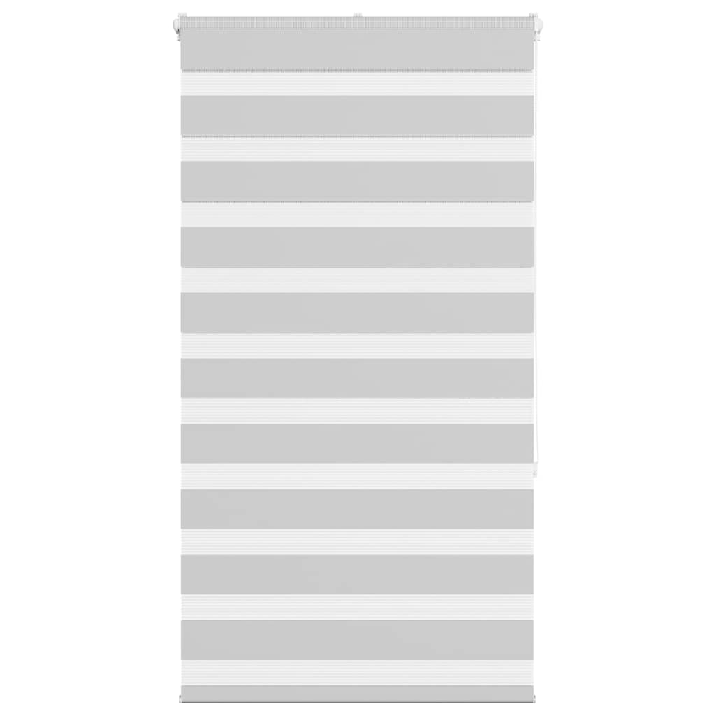 Doppelrollo Hellgrau 75x150 cm Stoffbreite 70,9 cm Polyester