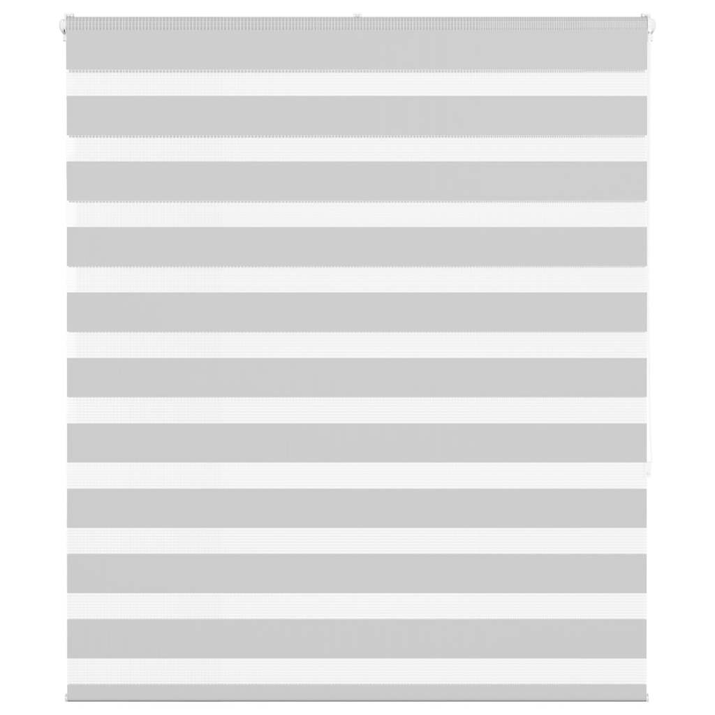 Doppelrollo Hellgrau 120x150 cm Stoffbreite 115,9 cm Polyester