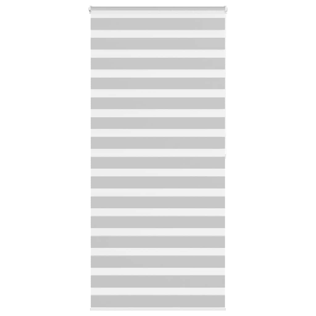Doppelrollo Hellgrau 100x200 cm Stoffbreite 95,9 cm Polyester