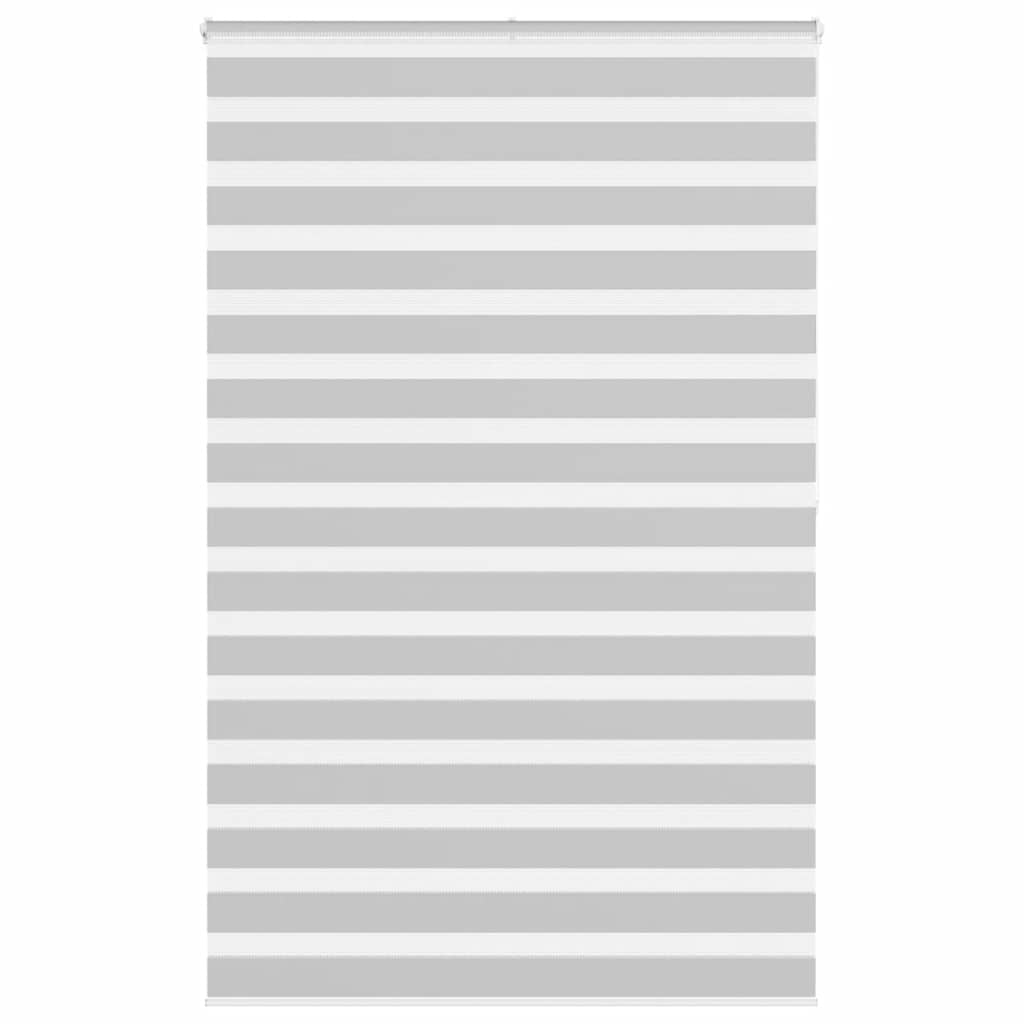 Doppelrollo Hellgrau 140x200 cm Stoffbreite 135,9 cm Polyester